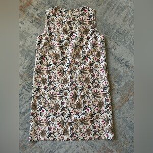 Tory Burch, 100 % silk Esmeralda floral vine dress garden party shower size 8​​